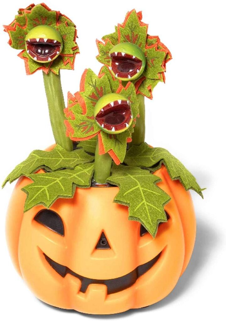 Kids will love this singing and dancing venus flytrap halloween decoration